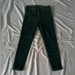 American Eagle Outfitters Dark Blue High Rise Jeggings